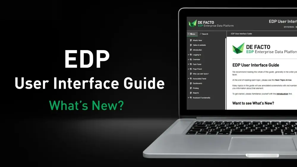 EDP User Interface Guide Software Business System Help