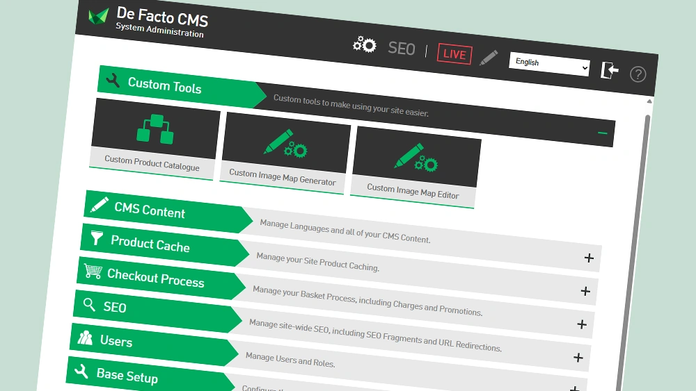 content management system de facto