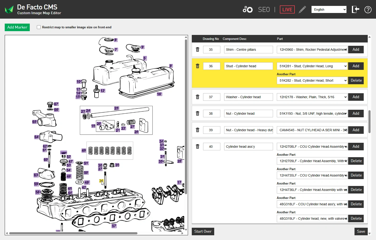 MGOC SPARES IMAGE MAP