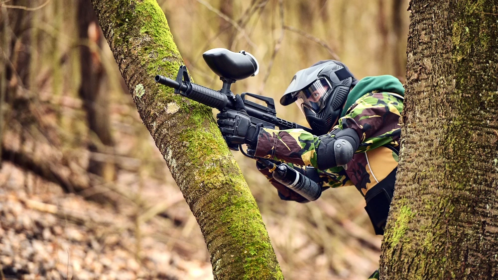 paintballing