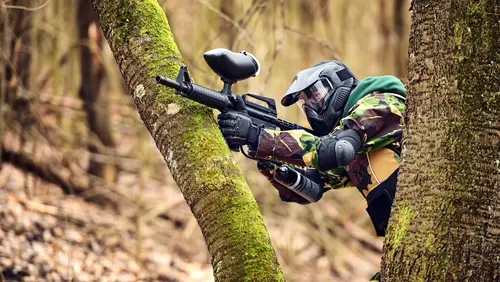 paintballing