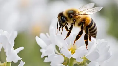 Bee on flower