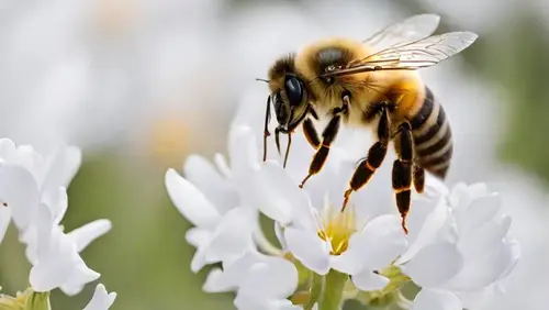 Bee on flower