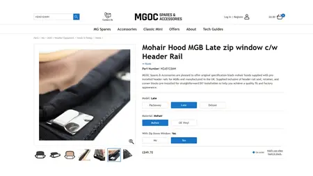 MGOC Website Screenshot